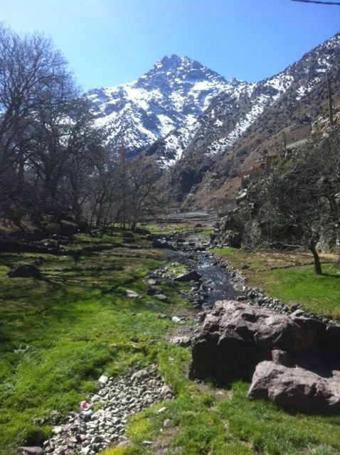 The Atlas Mountains from Imlil in Morocco